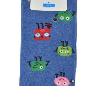 Game Design Colorful Smooth Toe Men Crew Socks